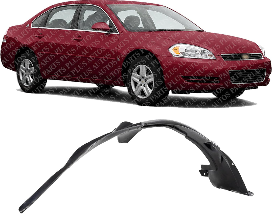 Front Fender Liner Right Passenger Side Direct Replacement Compatible With 2006-2013 Chevrolet Impala / 2014-2016 Limited GM1251122 10333702