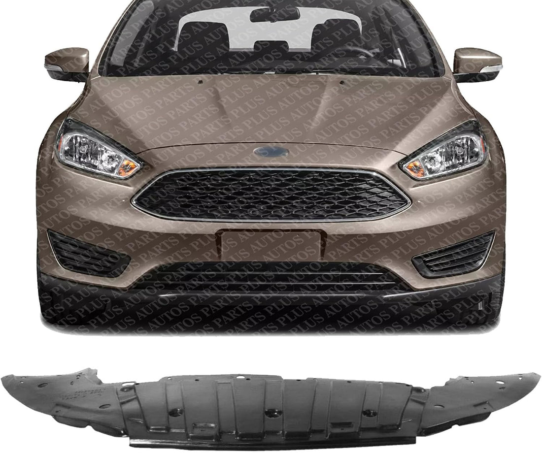 Front Engine Splash Shield Under Cover Air Deflector Direct Replacement Compatible with 2015-2018 Ford Focus FO1228150 F1EZ17808A