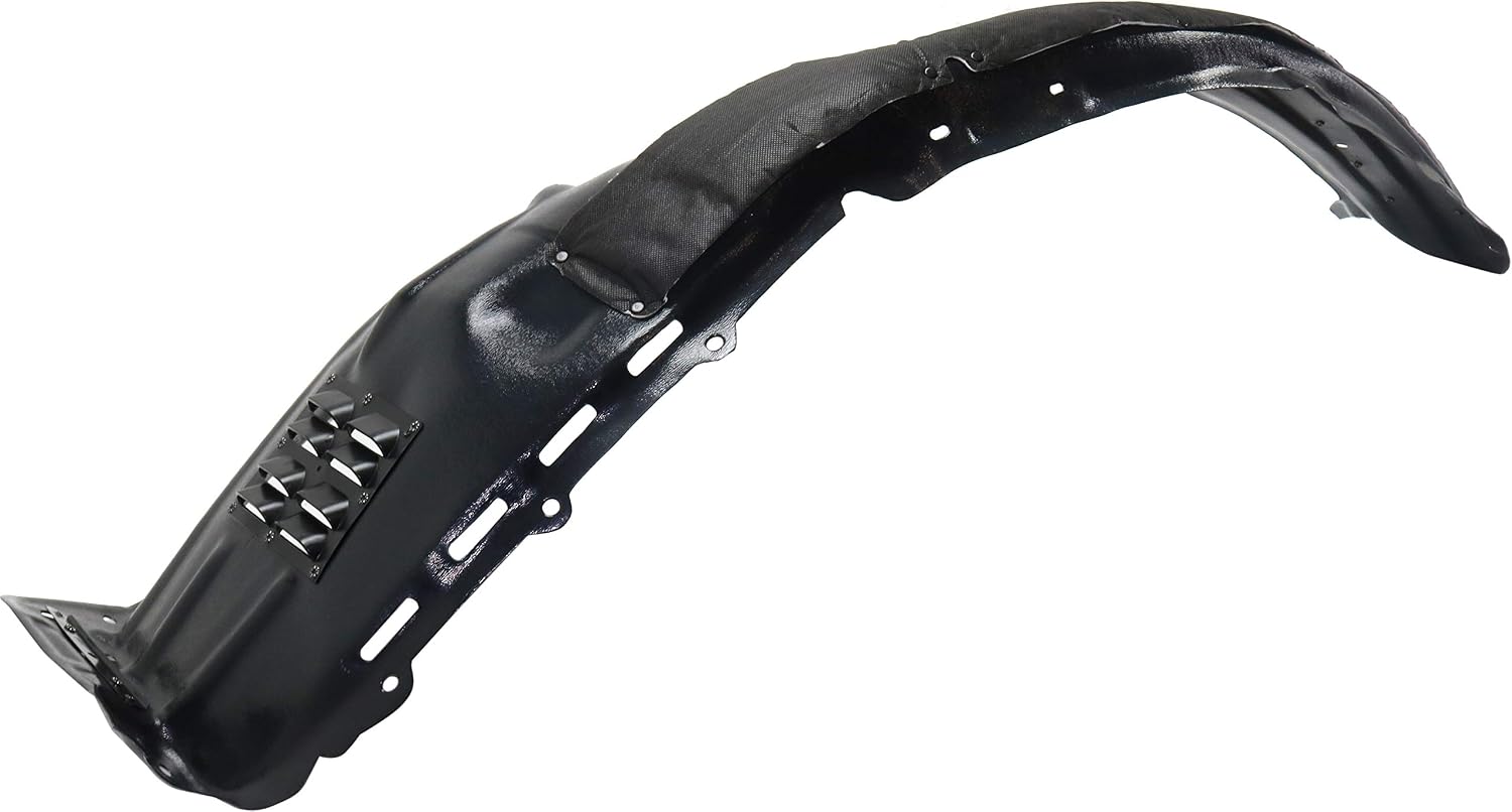 Front Fender Liner Rear Section Left Driver Side Direct Replacement Compatible With 2015-2017 Lexus NX200t / Lexus NX300h LX1248134 5387678010