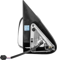 Front Power Mirror Manual Folding Non-Heated Chrome Left Driver Side Direct Replacement Compatible With 1999-2002 Chevrolet Silverado/GMC Sierra GM1320174 15172249