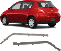Set of 2 Rear Bumper Bracket Plastic Right Passenger & Left Driver Side Direct Replacement Compatible with 2007-2011 Nissan Versa NI1133100 NI1132100 85226EM40A 85227EM40A