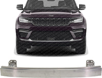 Front Bumper Reinforcement Aluminum Without Tow Hook Holes Direct Replacement Compatible With 2019-2023 Jeep Cherokee CH1006246 68285642AA