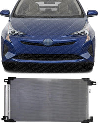 Front A/C Condenser Aluminum Core Direct Replacement Compatible With 2016-2022 Toyota Prius / 2020-2021 Corolla TO3030331 8846010320