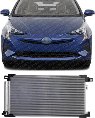 Front A/C Condenser Aluminum Core Direct Replacement Compatible With 2016-2022 Toyota Prius / 2020-2021 Corolla TO3030331 8846010320