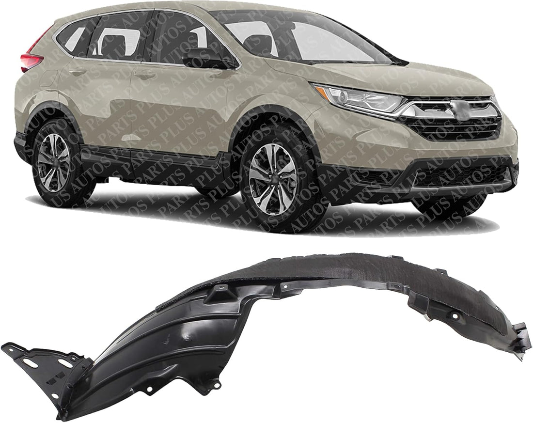 Front Fender Liner Right Passenger Side Direct Replacement Compatible With 2017-2022 Honda CR-V HO1249170 74100TLAA00