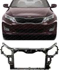Front Radiator Support Assembly Plastic With Steel Direct Replacement Compatible With 2014-2015 Kia Optima KI1225165 641014C500