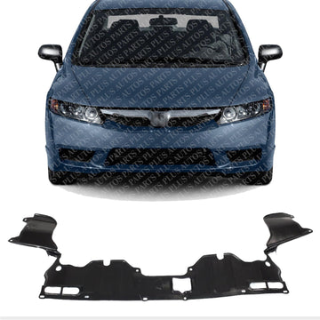 AUTOS PARTS PLUS Front Engine Splash Shield Under Cover Direct Replacement Compatible with 2006-2011 Honda Civic HO1228112 74111SNAA00