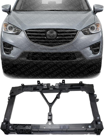 Front Radiator Support Assembly Composite Plastic Direct Replacement Compatible With 2013-2017 Mazda 5 MA1225148 BBM253110F
