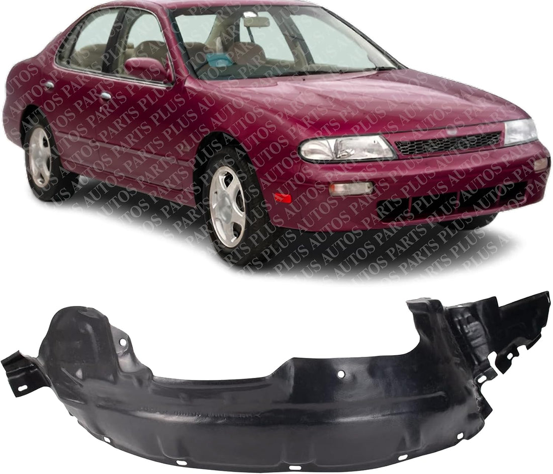 Front Fender Liner Right Passenger Side Direct Replacement Compatible With 1993-1997 Nissan Altima NI1251106 638400E700