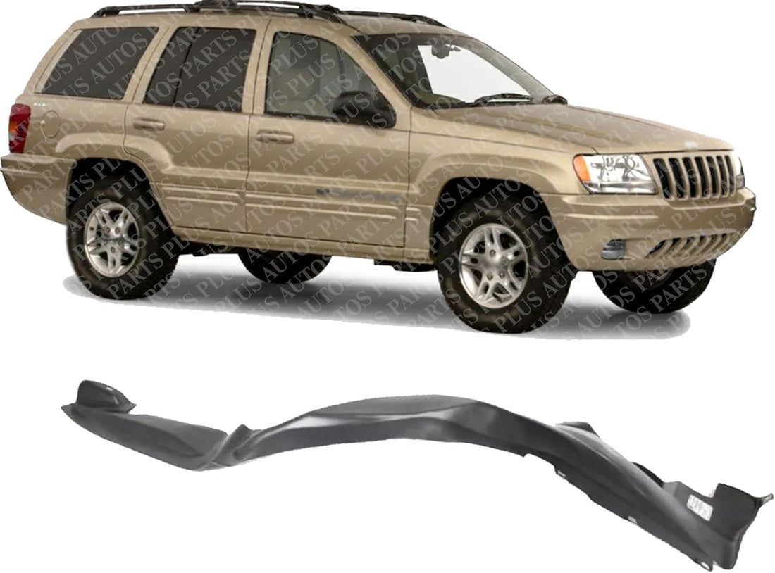 Front Fender Liner Right passenger Side Direct Replacement Compatible With 1999-2003 Jeep Grand Cherokee 55136228AB
