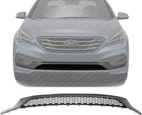 Front Bumper Lower Grille Primed Direct Replacement Compatible With 2015-2017 Hyundai Sonata HY1036121 86560C2300