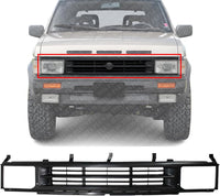 Front Grille Primed Shell And Insert Plastic Direct Replacement Compatible With 1990-1995 Nissan Pathfinder NI1200123 6231088G00