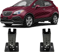 Set Of 2 Front Bumper Bracket Steel Left Driver & Right Passenger Side Direct Replacement Compatible With 2013-2022 Chevrolet Trax / Buick Encore GM1067206 GM1066206 42392685 42392684