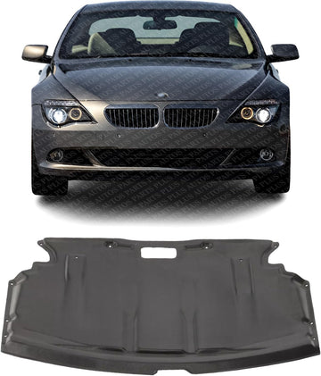 Front Engine Center Splash Shield Under Cover Direct Replacement Compatible with 2004-2010 BMW 6 Series BM1228123 51757009723