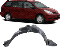 Front Fender Liner Right Passenger Side Direct Replacement Compatible With 2006-2010 Toyota Sienna TO1249152 53875AE020