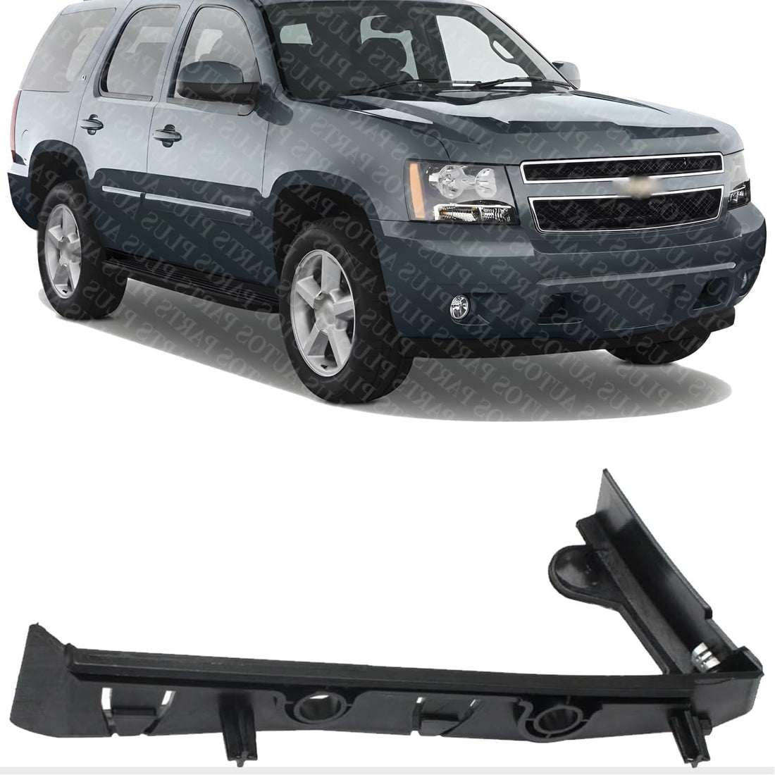 Front Bumper Bracket Right Passenger Side Direct Replacement Compatible With 2007-2014 Chevrolet Tahoe GM1033111 15923613