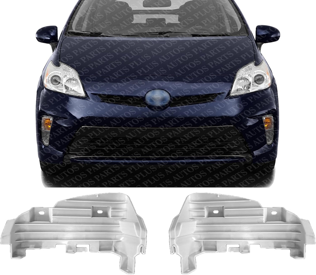 Set of 2 Front Driving Light Bracket Plastic Left Driver & Right Passenger Side Direct Replacement Compatible with 2012-2015 Toyota Prius TO2565100 TO2564100 8151947060 8152947060