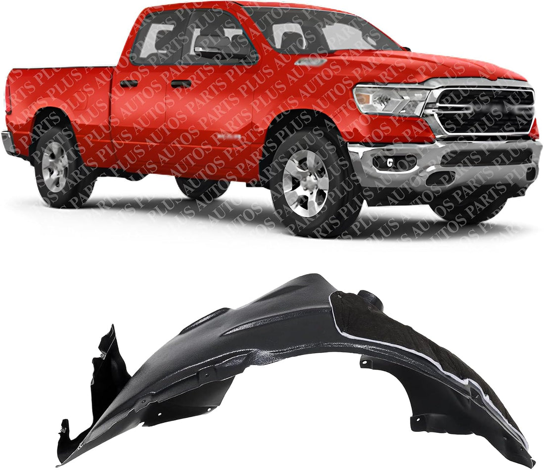 Front Fender Liner Rear Section Right Passenger Side Direct Replacement Compatible With 2019-2024 Ram 1500 CH1249203 68275896AE