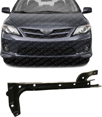 Front Radiator Support Hood Latch Steel Direct Replacement Compatible With 2009-2011 Toyota Corolla TO1233101 5320802110 5320812540