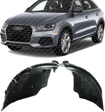 Front Fender Liner Rear Section Left Driver Side Direct Replacement Compatible With 2015-2018 Audi Q3 / Quattro AU1248138 8U0821171D