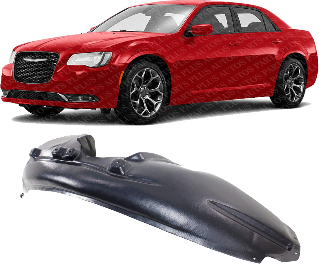 Front Fender Liner Left Driver Side Direct Replacement Compatible With 2015-2023 Chrysler 300 CH1248170 68205933AF-PFM