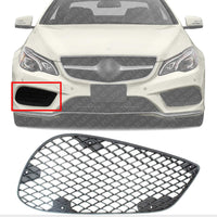 Front Bumper Outer Grille Textured Right Passenger Side Direct Replacement Compatible With 2014-2016 Mercedes Benz E-Class MB1039163 2128850623