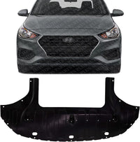 Front Engine Splash Shield Under Cover Direct Replacement Compatible with 2018-2019 Hyundai Accent HY1228191 29110J0000