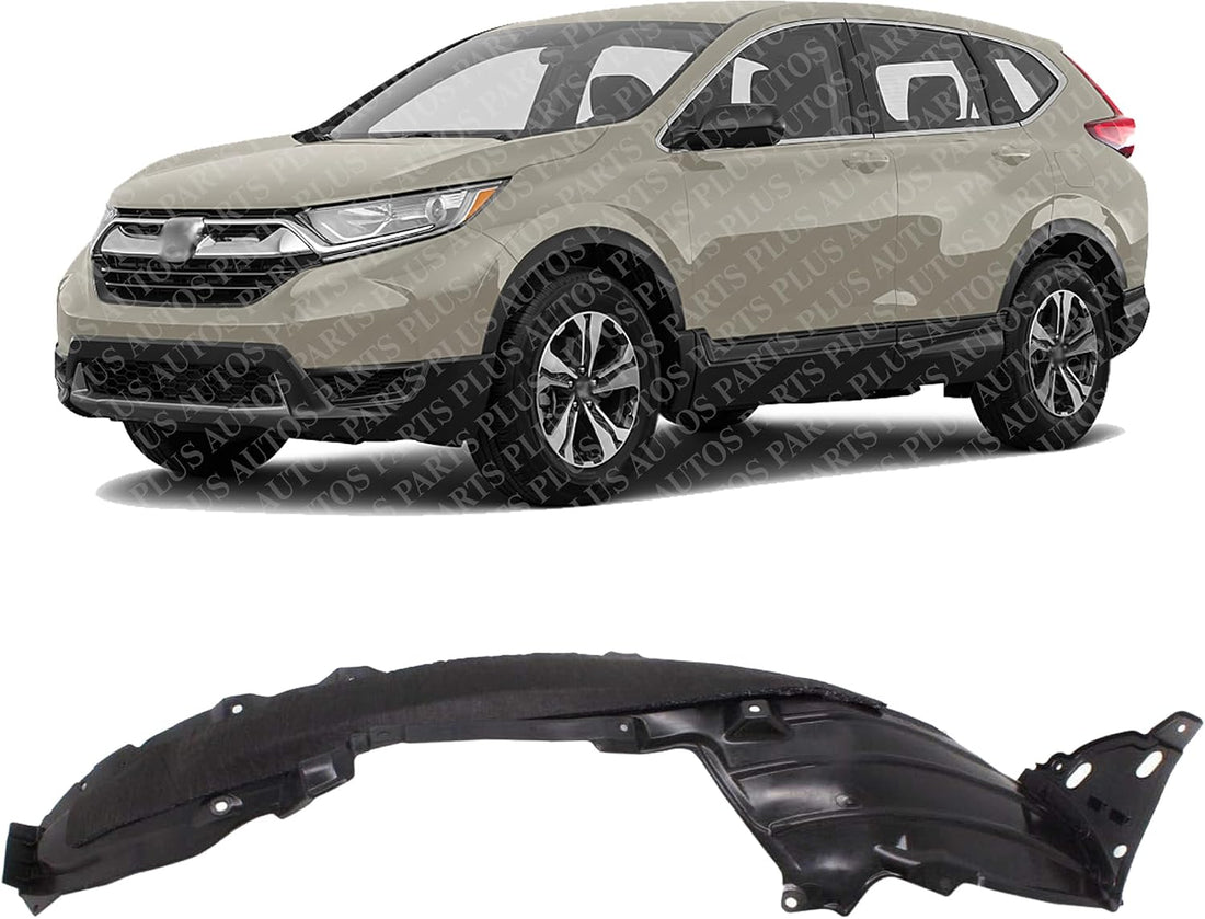 Front Fender Liner Left Driver Side Direct Replacement Compatible With 2017-2022 Honda CR-V HO1248170 74150TLAA00