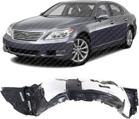 Front Fender Liner Left Driver Side Direct Replacement Compatible With 2013-2017 Lexus LS600h / LS460 LX1248131 5380650070