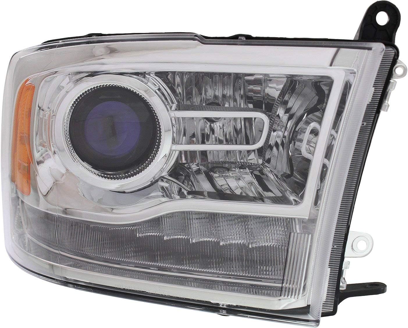 Set Of 2 Front Head Lights Assembly Left Driver & Right Passenger Side Direct Replacement Compatible With 2013-2015 Ram 1500 2500 3500 CH2502244 CH2503244 68093217AC 68093216AC