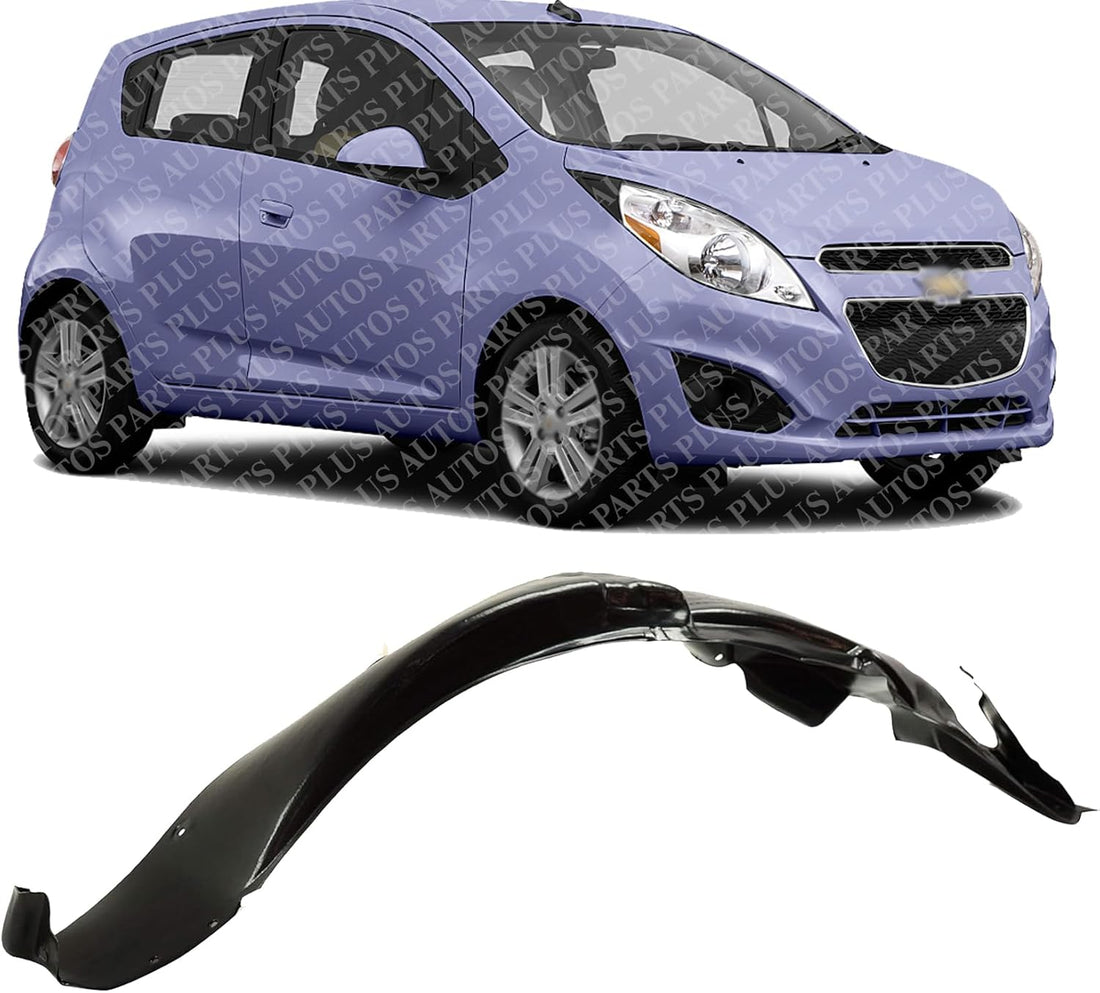 Front Fender Liner Right Passenger Side Direct Replacement Compatible With 2013-2015 Chevrolet Spark GM1249299 95238349