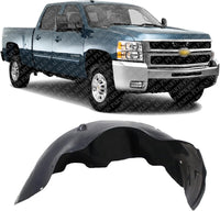 Front Fender Liner Right Passenger Side Direct Replacement Compatible With 2007-2010 Chevrolet Silverado 2500HD 3500HD GM1249188 25860905