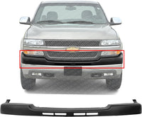 Front Bumper Upper Cover Textured Direct Replacement Compatible With 2001-2002 Chevrolet Silverado 2500HD 3500 GM1051106 15746399