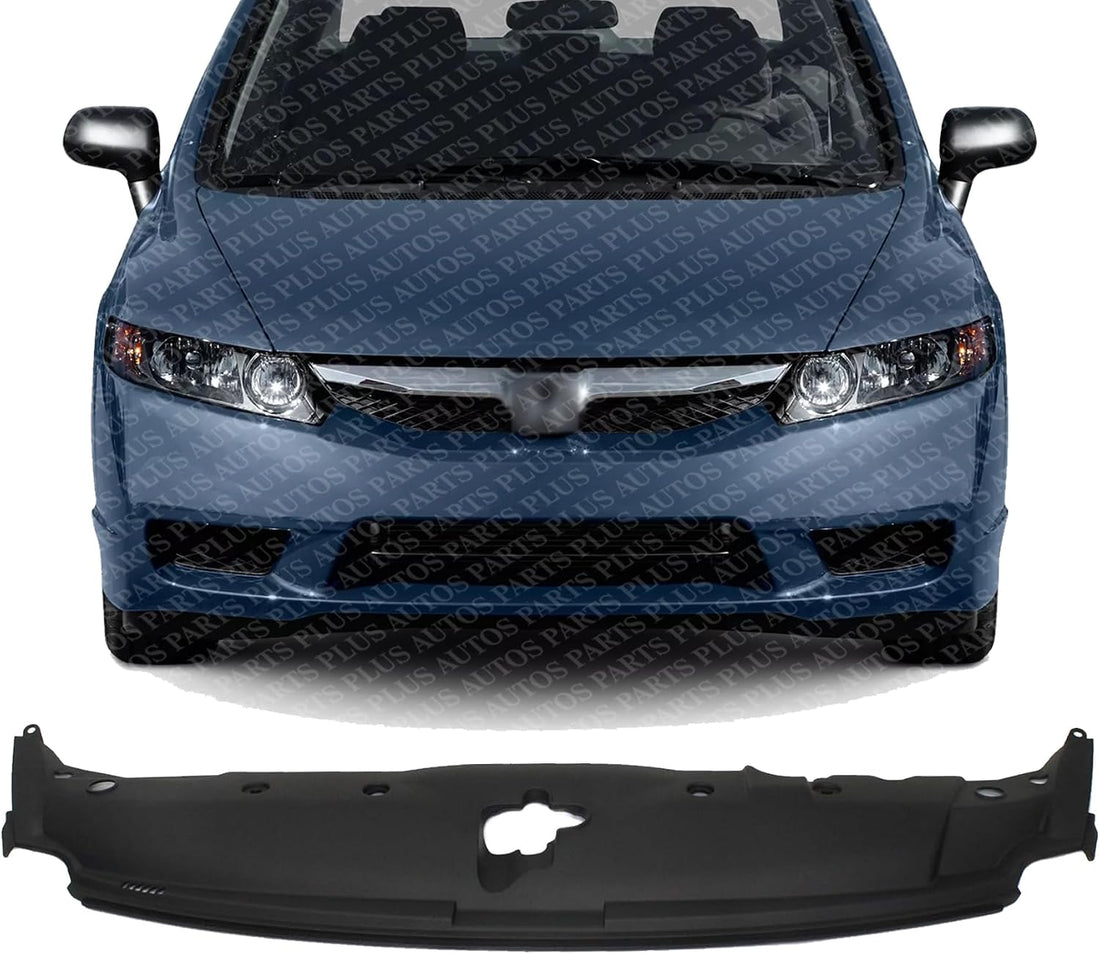Front Bumper Radiator Support Cover Plastic Direct Replacement Compatible With 2006-2011 Honda Civic HO1224101 75150SVAA00
