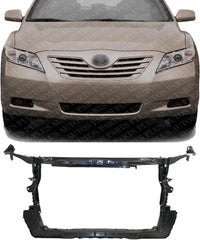 Front Radiator Support Assembly Steel Without Center Bar Direct Replacement Compatible With 2007-2011 Toyota Camry TO1225259 5321006032