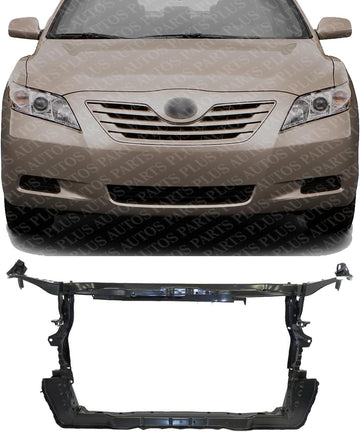 Front Radiator Support Assembly Steel Without Center Bar Direct Replacement Compatible With 2007-2011 Toyota Camry TO1225259 5321006032
