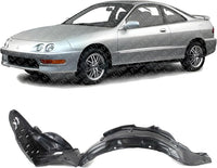 Front Fender Liner Left Driver Side Direct Replacement Compatible With 1998-2001 Acura Integra AC1248101 74151ST7A00