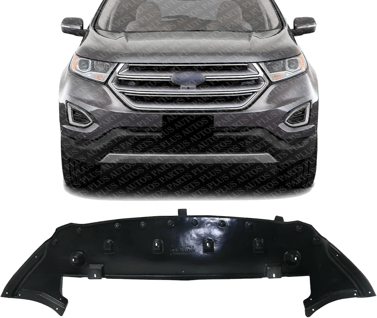 Front Engine Splash Shield Under Cover Air Deflector Plastic Direct Replacement Compatible with 2015-2018 Ford Edge FO1228159 FT4Z8310D
