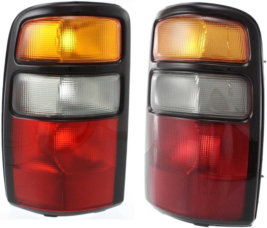 Set Of 2 Tail Light Lens And Housing Right Passenger & Left Driver Side Direct Replacement Compatible With 2004-2006 Chevrolet Suburban/GMC Yukon 15832092-PFM 15832091-PFM