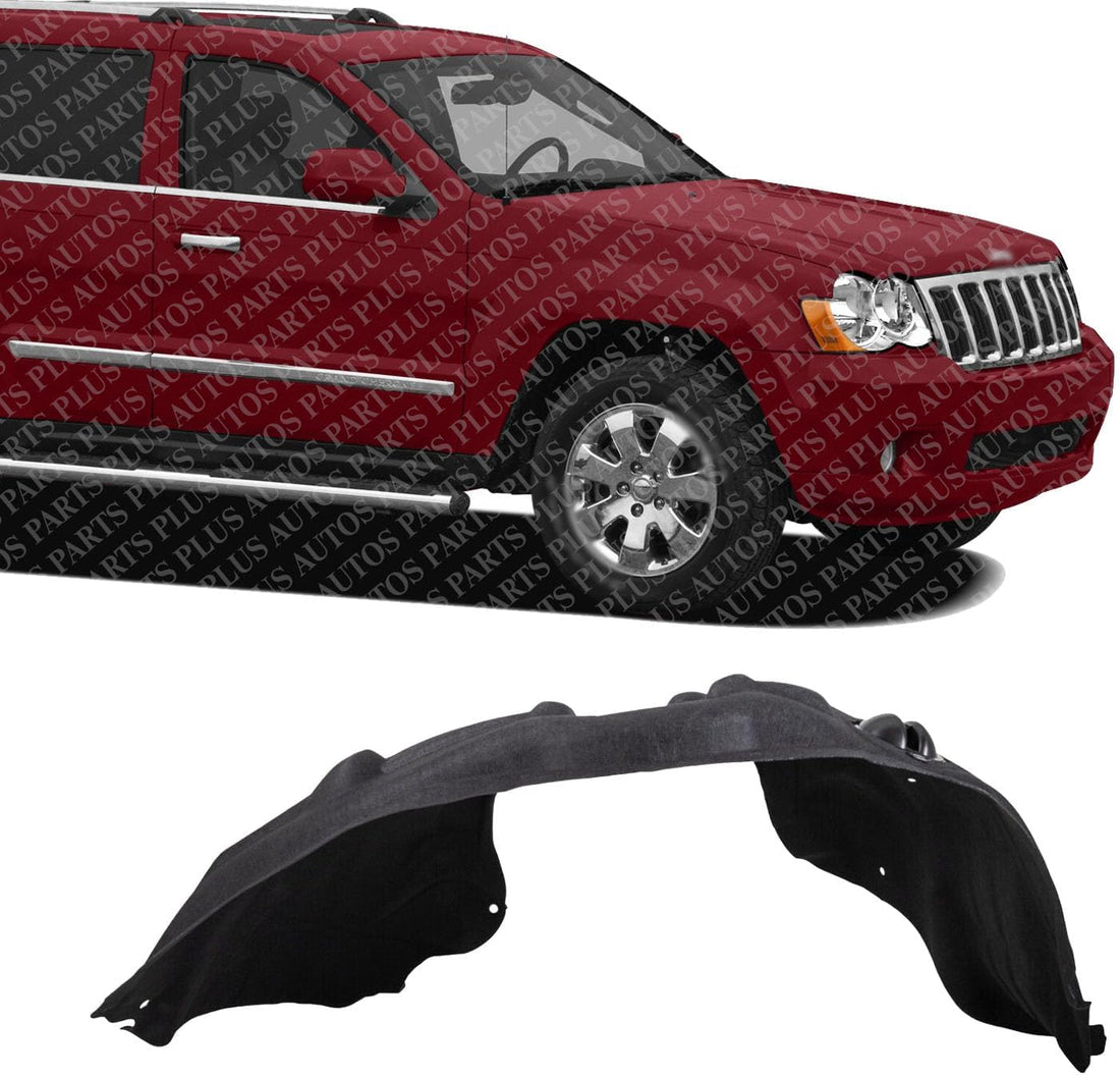 Front Fender Liner Right Passenger Side With Insulation Foam Direct Replacement Compatible With 2011-2013 Jeep Grand Cherokee CH1249153 55079292AG