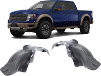 Set Of 2 Front Fender Liner Plastic Left Driver & Right Passenger Side Direct Replacement Compatible With 2010-2014 Ford F-150 SVT Raptor FO1249146 FO1248146 AL3Z16102C AL3Z16103D
