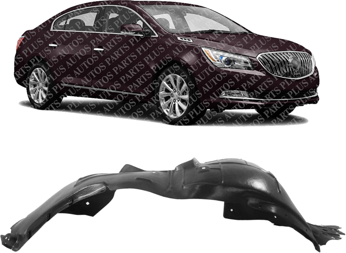 Front Fender Liner Right Passenger Side Direct Replacement Compatible With 2014-2016 Buick LaCrosse GM1249256 26202564