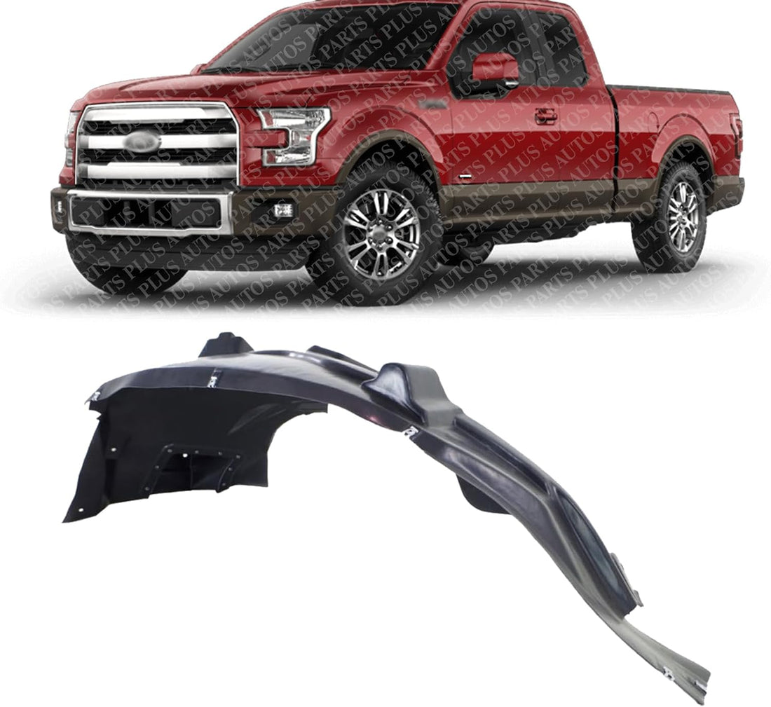 Front Fender Liner Left Driver Side Direct Replacement Compatible With 2015-2020 Ford F-150 FO1248164 FL3Z16103C