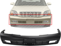 AUTOS PARTS PLUS Front Bumper Cover Primed With Fog Light Holes Direct Replacement Compatible With 2000-2005 Cadillac DeVille GM1000611 19151274