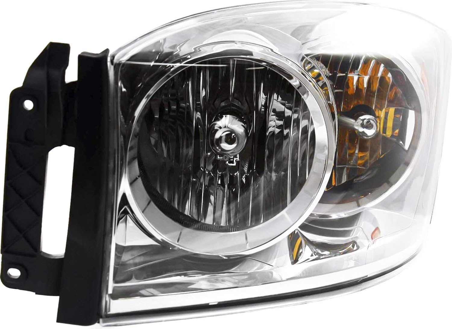 Set Of 2 Front Headlight Assembly Right Passenger & Left Driver Side Direct Replacement Compatible With 2007-2009 Dodge Ram Full Size Pickup CH2502180 CH2503180 68003125AD-PFM