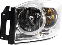 Set Of 2 Front Headlight Assembly Right Passenger & Left Driver Side Direct Replacement Compatible With 2007-2009 Dodge Ram Full Size Pickup CH2502180 CH2503180 68003125AD-PFM