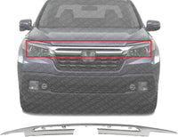 Front Grille Upper Molding Chrome Direct Replacement Compatible With 2017-2020 Honda Ridgeline HO1210153 71151T6ZA00