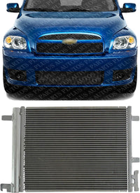 Front AC Condenser Aluminum Core Direct Replacement Compatible With 2006-2011 Chevrolet HHR GM3030273 20889194
