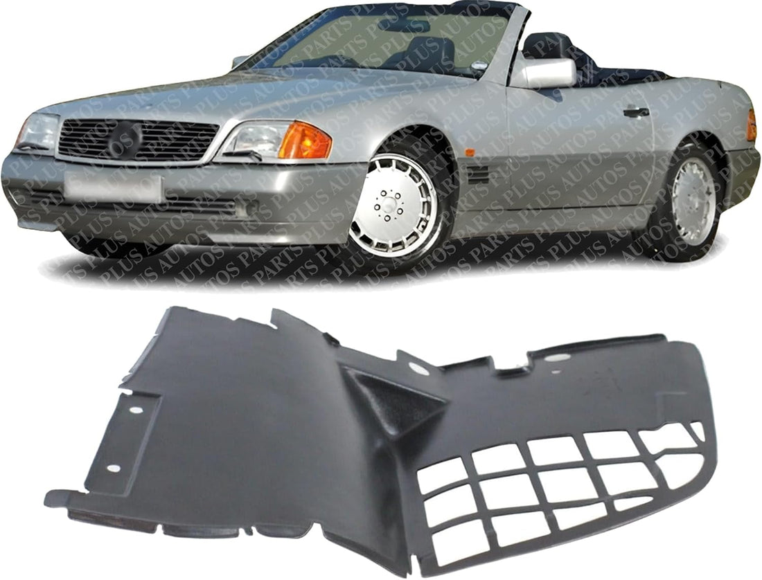 Front Section Fender Liner Left Driver Side Direct Replacement Compatible With 1990-1995 Mercedes Benz SL-Class MB1250113 1298840335