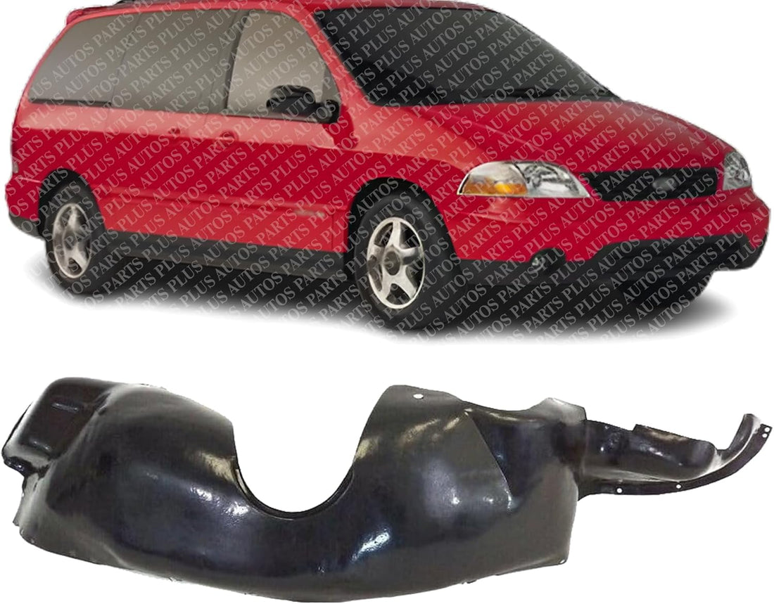 Front Fender Liner Right Passenger Side Direct Replacement Compatible With 1999-2003 Ford Windstar FO1251120 XF2Z16102AA